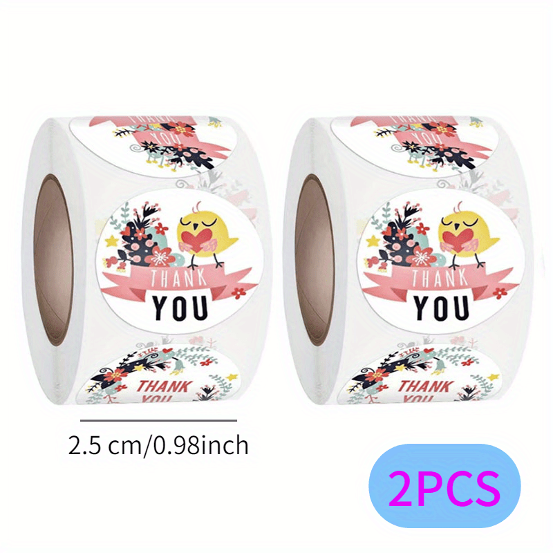 Roll Stickers Gift Packaging Box Decoration Stickers 5 Patterns