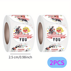 Roll Stickers Gift Packaging Box Decoration Stickers 5 Patterns