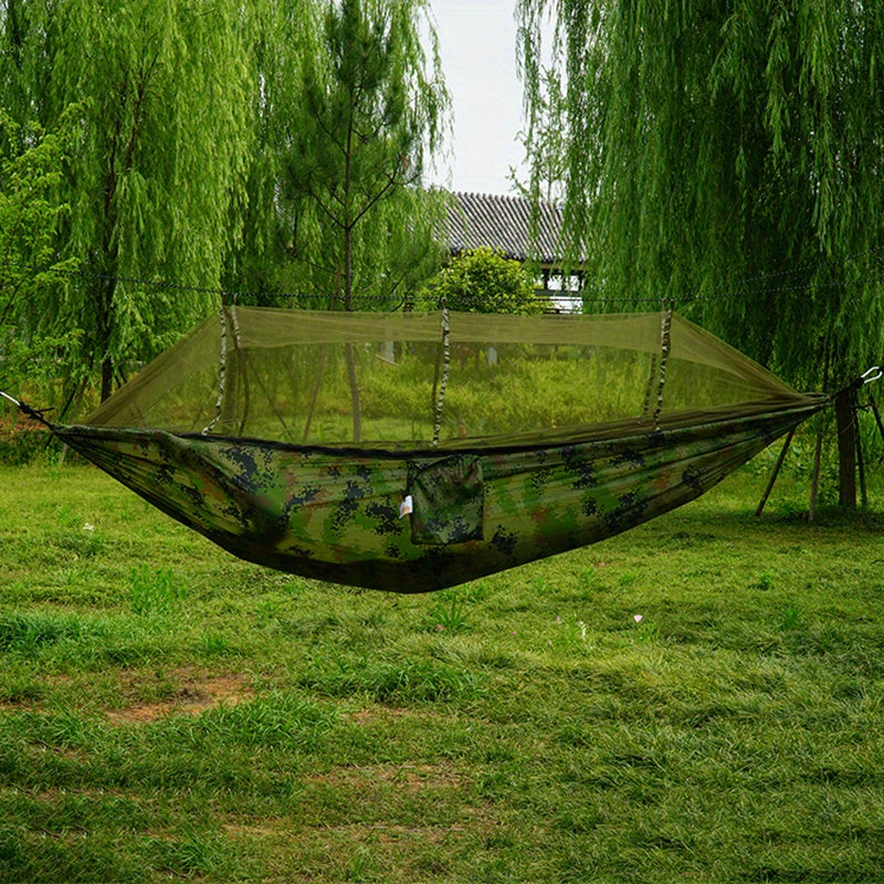 Anti Rollover Double Hammock with Mosquito Net