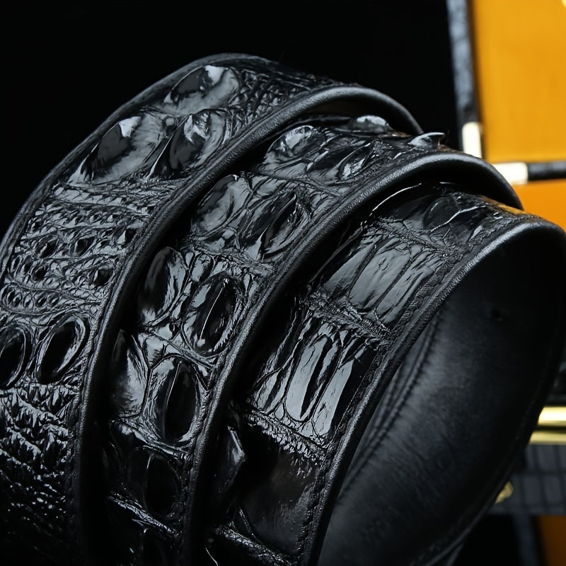 Men's Belt Double sided Cowhide Leather Reverse Edg