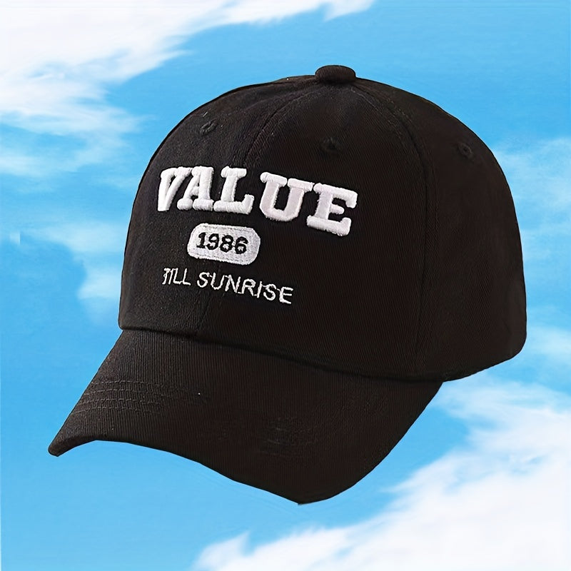 Middle School Children's Unisex Embroidered Word Baseball Cap Sun Hat