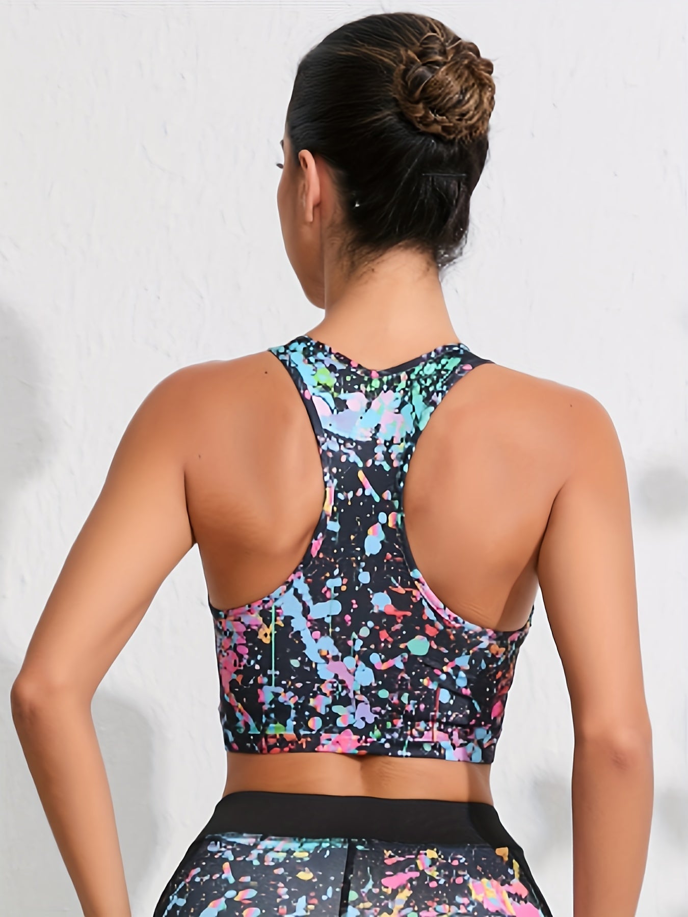 Printed Crop Tank Top for Summer