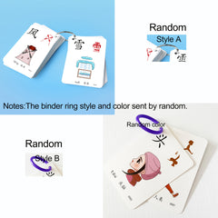 50 Chinese Character Literacy Flashcards - Learn Common Characters Easily