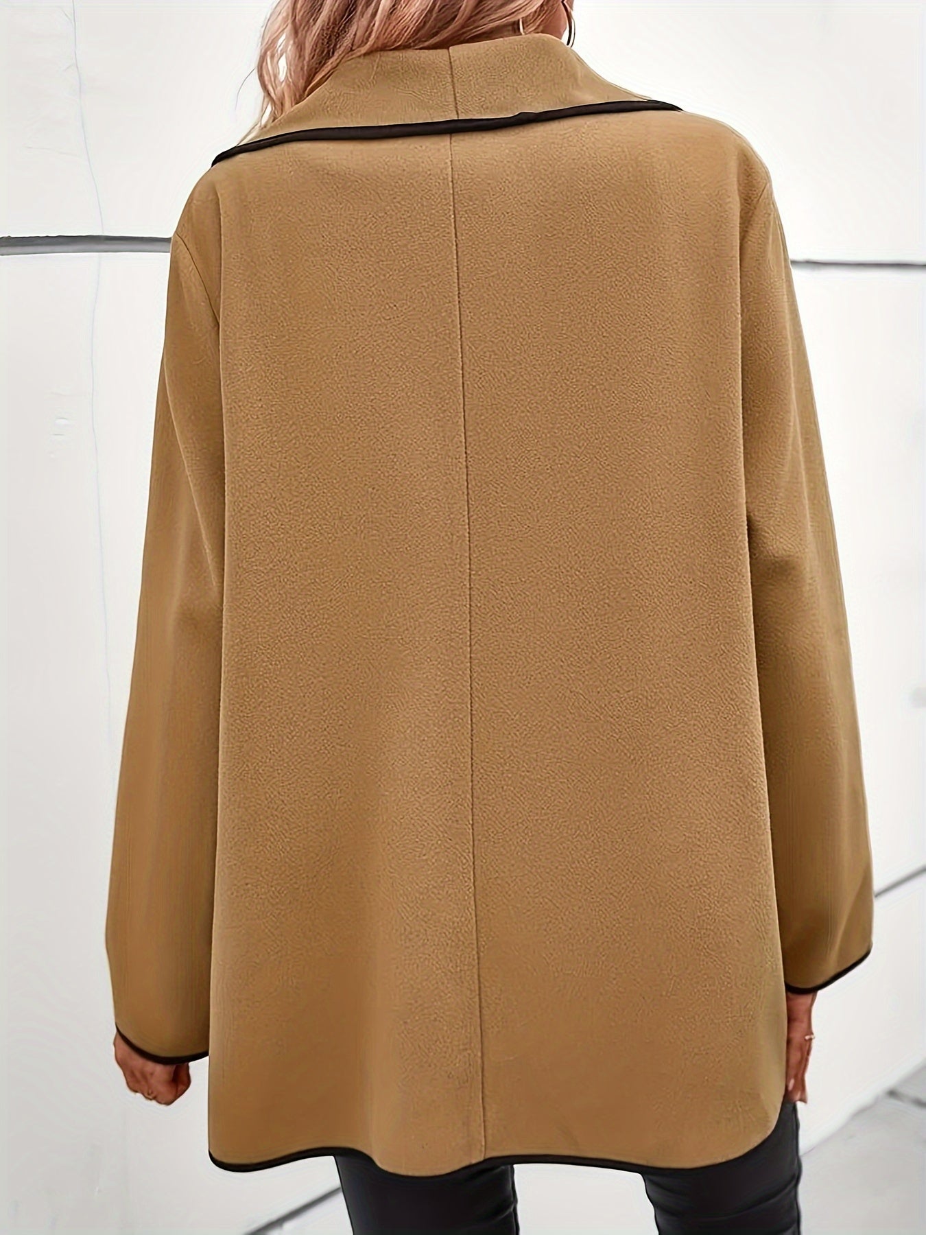  Casual Colorblock Cardigan