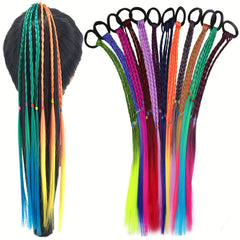 Colorful Braid Wigs Hair Rope Dreadlock Hair Rope Box Braid Hair Accessories