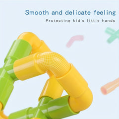 Montessori Building Blocks Water Pipe Creations Educational Toy Gift