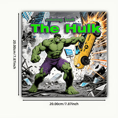 Marvel's Hulk Adult Coloring Book - 22 Pages of Hulk Forms - Great Holiday Gift