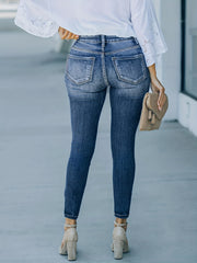  Sexy Jeans Women's Ripped High Rise Skinny Jeans