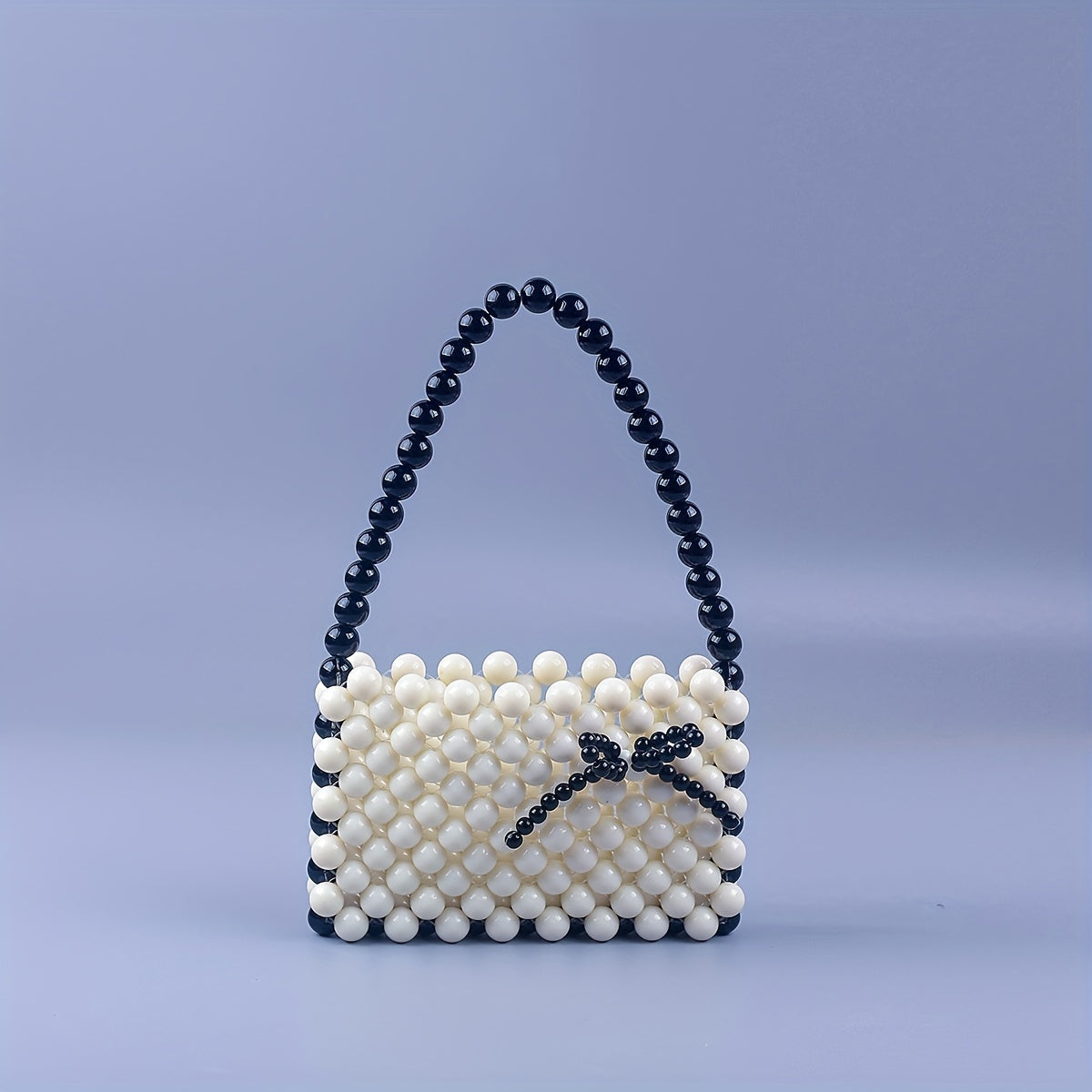 Beaded Acrylic Handbag Satchel Purse