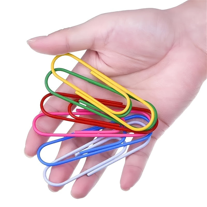 Colorful Jumbo Paper Clips 100mm - Pack of 20 - Office Supplies