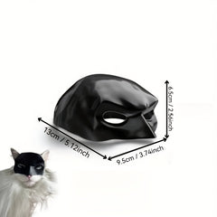 3D Printed Cat Mask Superhero Costume Fun Pet Prop for Cosplay Photoshoots