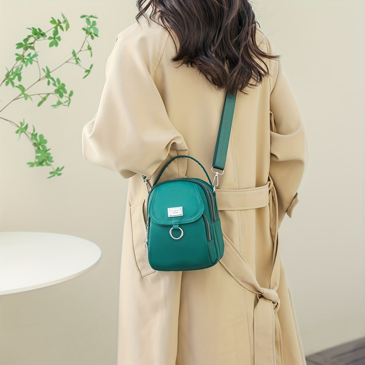 Mini Crossbody Bag Zipper Cell Phone Purse Women's Handbag