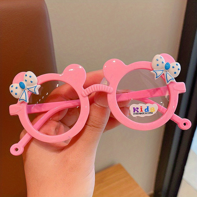 Kids Sunglasses Little Kid Bow Cartoon Girls Sun Protection Sunglasses