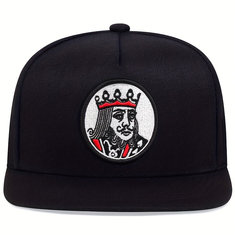 Poker Embroidery Baseball Cap Hip Hop Snapback Hat Sunscreen Dad Hats