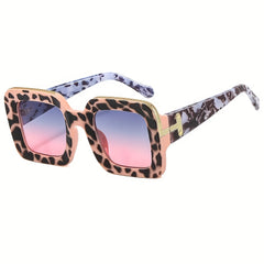 Vintage Tortoiseshell Square Sunglasses UV400