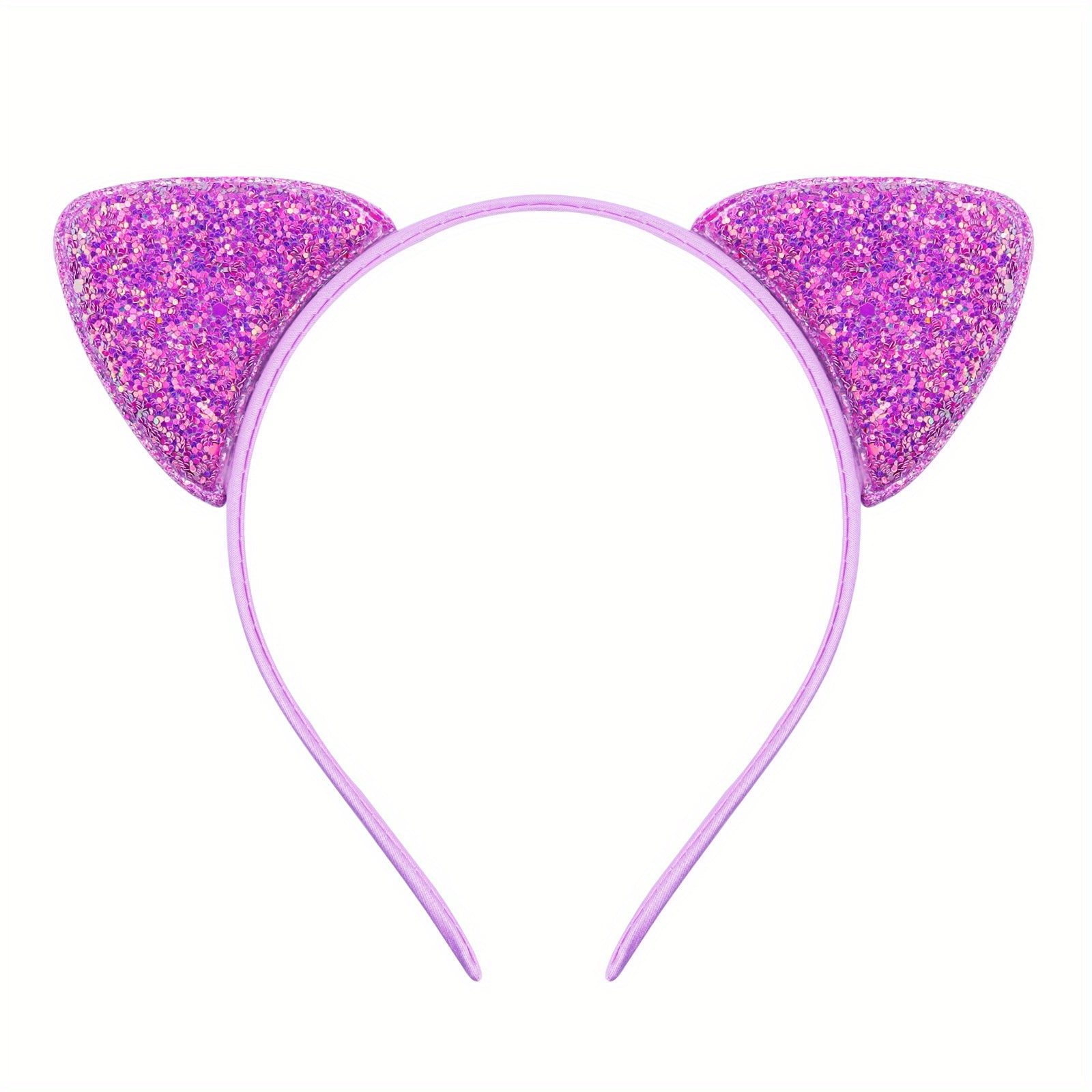 Cartoon Cat Ears Hair Hoop Sequin Headband Party Decoration