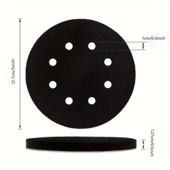 5 inch Soft Density 8 Hole Interface Pad Hook and Loop Sponge Cushion Back Pad