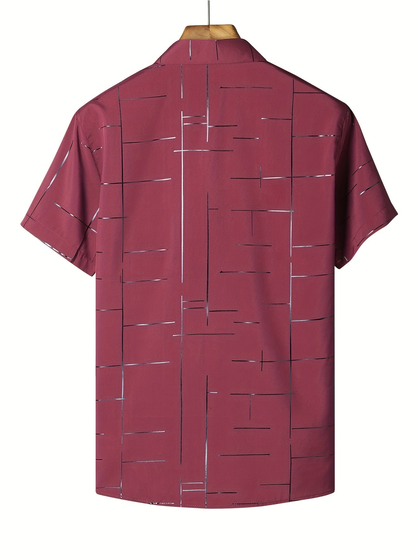 Men's Short Sleeve Formal Party Shirt