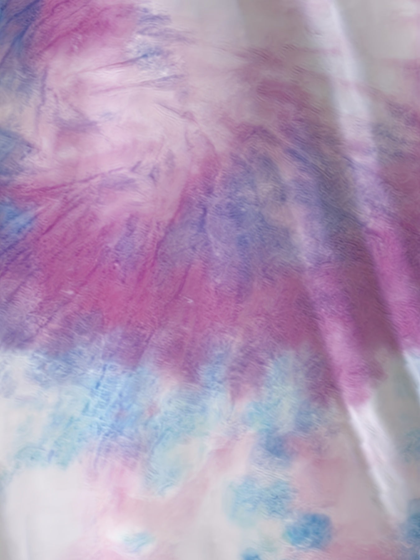  Tie Dye Criss Cross Back Mini Cami Dress