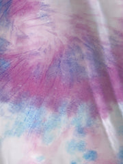  Tie Dye Criss Cross Back Mini Cami Dress