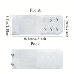 3pcs Bra Extension Buckle Set Elastic Bra Strap Extenders