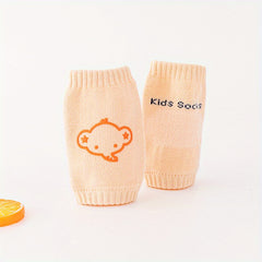 Kids Cartoon Knee Pads Baby Socks Crawling Walking Tools Anti-slip Breathable