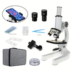 Biological Microscope Kit 2400x With Handbag Science Lab Experimental Biology