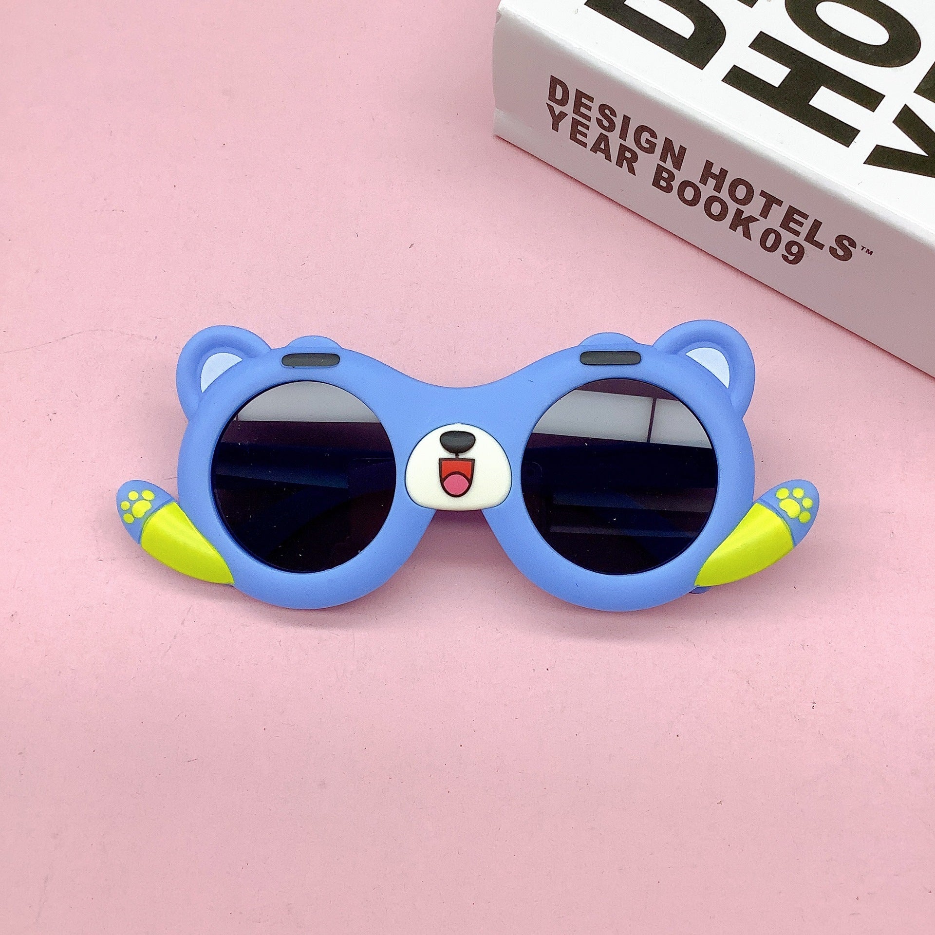 Little Bear Round Frame Sunglasses UV Protective
