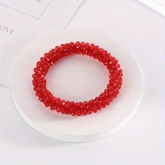 Crystal Hair Rope Ponytail Holder Hair Accessories