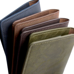 Men's Multifunctional PU Passport Bag Driver's Leather Case Holder