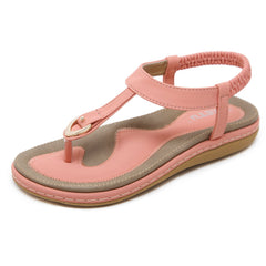 Women's Ankle Strap Flat Sandals Open Toe Flip Flop