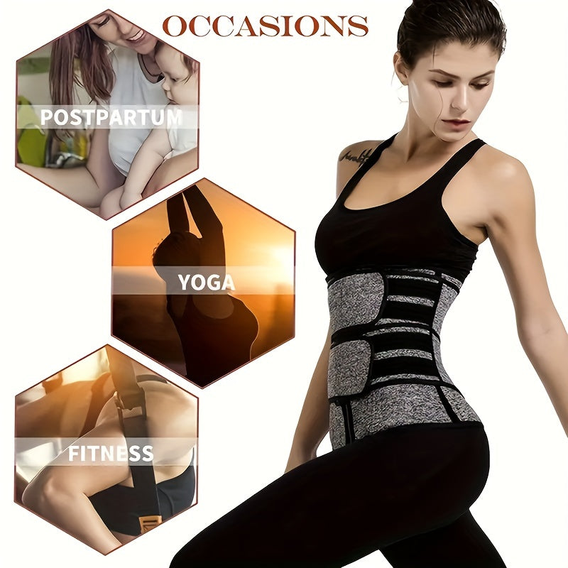 Waist Trainer Tummy Wrap Control Slim Zipper Girdle Belt Women's Shapewear
