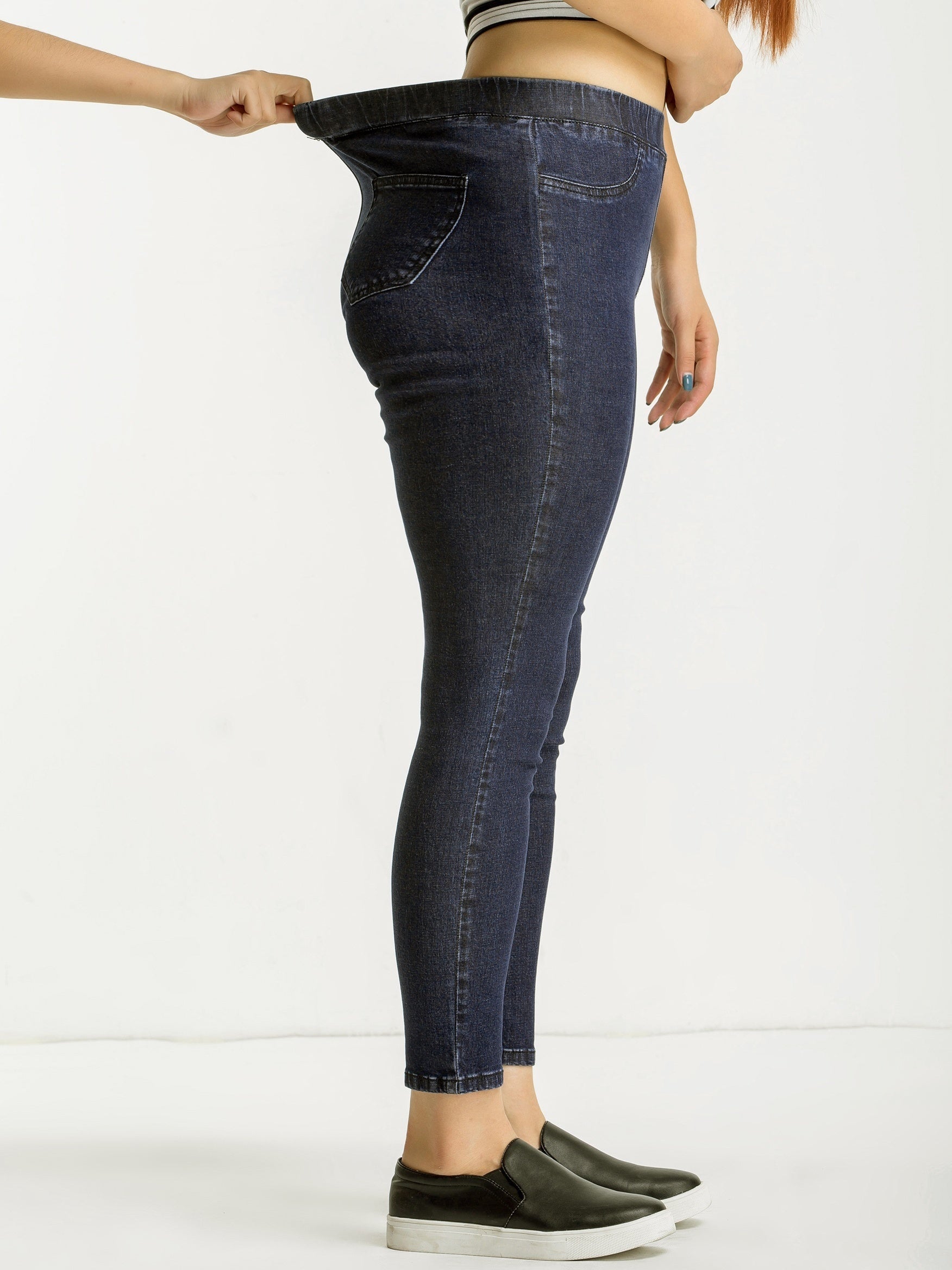 Women's Plus High Stretch Skinny Basic Jeans