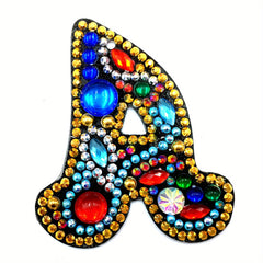 DIY English Letters Keychain Pendant