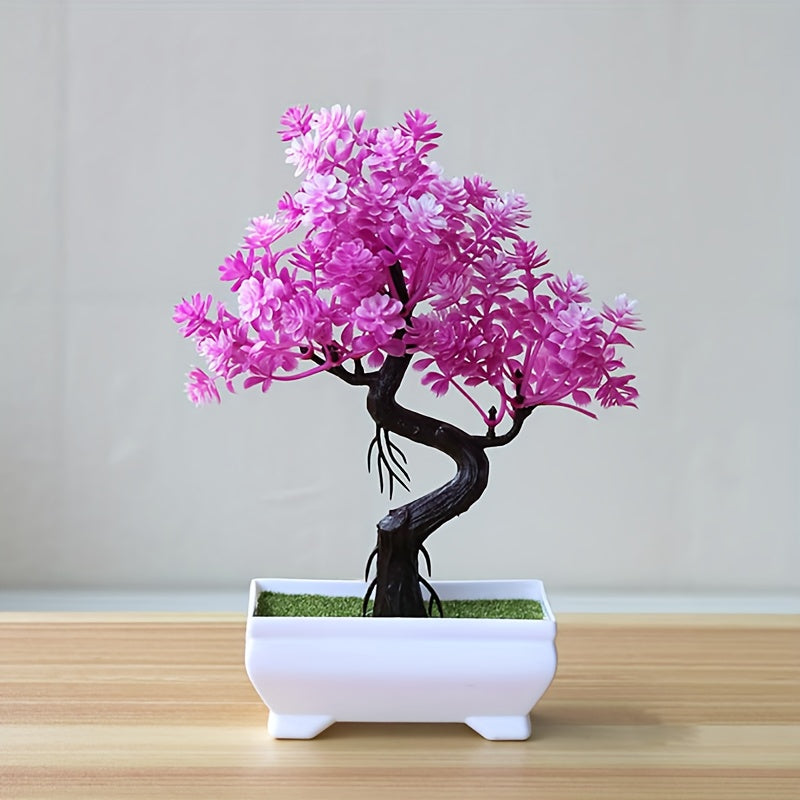 Artificial Potted Bonsai Plant for Home Decor