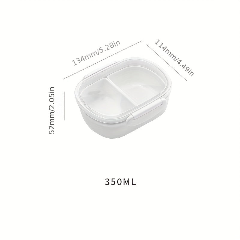 Divided Grid Sealed Bento Box Food Preservation Lunch Box, Camping Picnic Beach