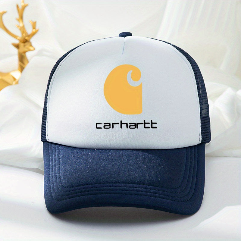 Unisex Mesh Sunshade Baseball Cap with Embroidery