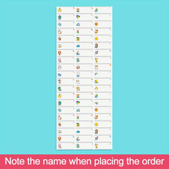 Personalized Waterproof Name Sticker for School - Medium Size