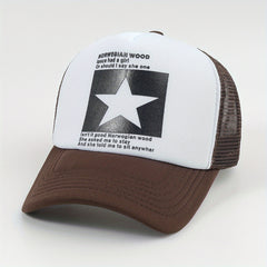 Trucker Hat High Top Baseball Cap Hip Hop Cap Street Dance Cap