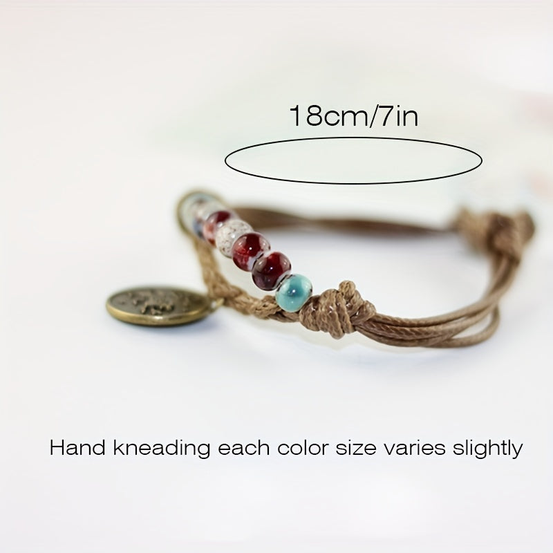 12 Constellation Retro Bracelet for Men