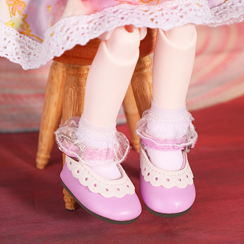 Small Leather Shoes for Blythe BJD 30cm Jointed Dolls