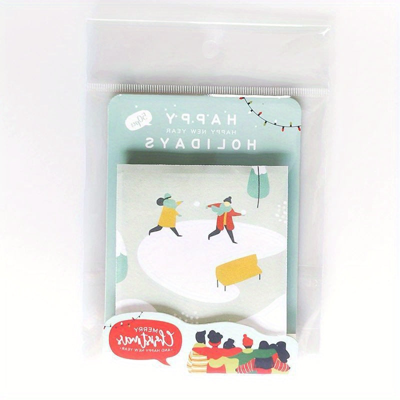 1pc Christmas Sticker Creative Label For Students