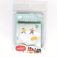1pc Christmas Sticker Creative Label For Students