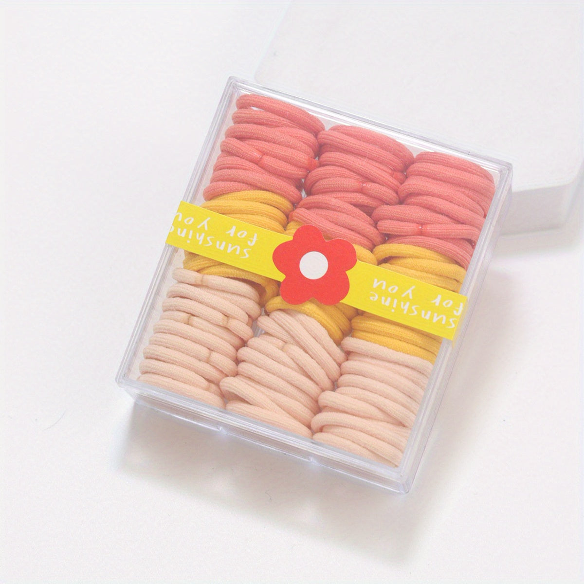 90pcs Candy Hair Tie Elastic Hair Rope Ponytail Holder Hair Accessories