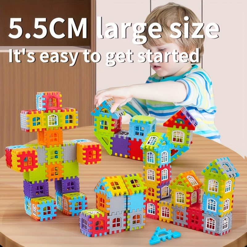 120pcs Building Blocks Set Large Interlocking Bricks Educational Toy
