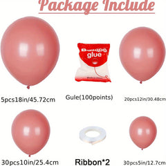 85pcs Dusty Pink Balloons Garland Arch Kit 12 7 25 4 30 48 45 72 Cm