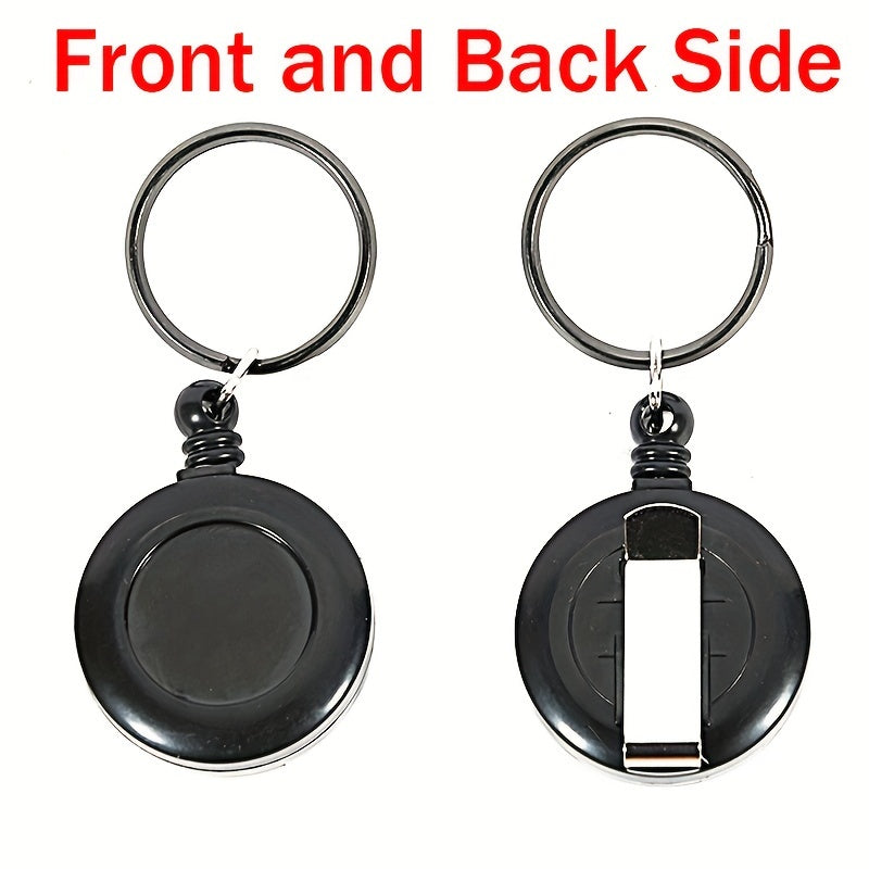 Retractable Lanyard Keychain Telescopic Reel Holder