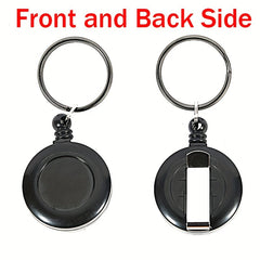 Retractable Lanyard Keychain Telescopic Reel Holder