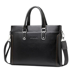 Men's Leather Business Bag Briefcase