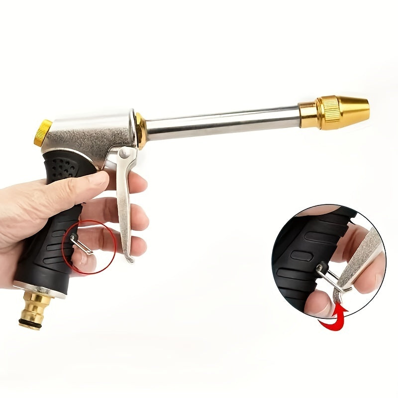 Aluminum Alloy Coated Metal Gun Body Copper Plated High Pressure Car Wash Gun
